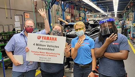 Yamaha newnan ga - Yamaha Motor Manufacturing Corporation of America reached a historic manufacturing milestone, celebrating the assembly of 4 million vehicles …